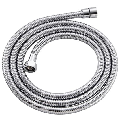 Angle Simple Replacement Shower Hose 79", Extension Hose 1/2" IPS, Chrome | Stainless Steel, Suitable for Handheld Shower Head, Dog Bathing, Bathroom Washing, Flexible, No Tangles - color: Chrome, size: 79 Inch