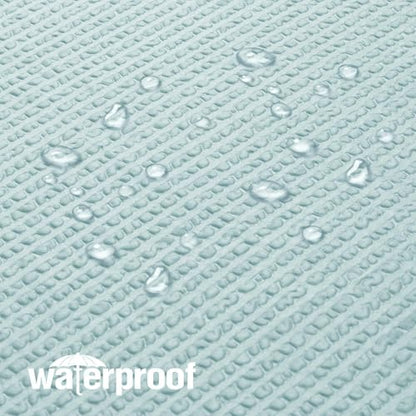 Small Stall Shower Curtain - Embossed Textured Bathroom Curtain, 36 x 72 Shower Curtain for RV Camper, Machine Washable Water Resistance, Light Green - color: Light Green, size: 36"W x 72"L (Pack of 1)