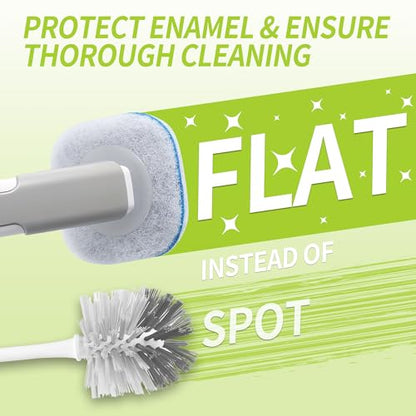 Toilet Bowl Cleaner Wand Refills Compatible with CLOROX | 21 Count Disposable Toilet Brush Refills, Replacement Heads for Toilet Cleaning System - size: 7 Count (Pack of 3)