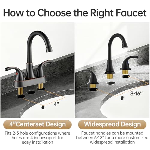 Bathroom Sink Faucet FRANSITON Centerset 8 Inch 2 Handle Bathroom Sink Faucet Lead-Free with Pop-up Drain Stopper and Supply Hoses (Matte Black, 8 Inch) - color: Matte Black