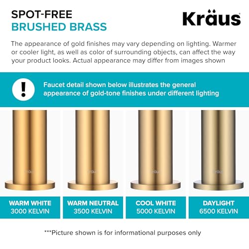 KRAUS Oletto Single Handle Kitchen Bar Faucet in Brushed Brass, KPF-2822BB - color: Brushed Bronze, style: Bar Faucet