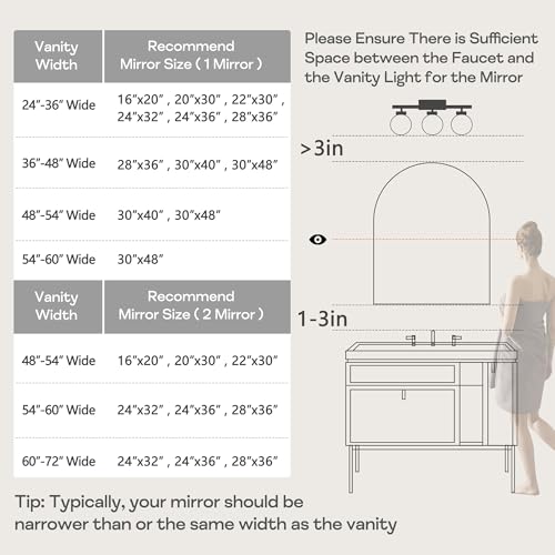 Silver Arched Mirror 20x30in, Metal Framed Bathroom Vanity Wall | Tempered Glass, Shatter Proof, Living Room Bedroom Entryway, Modern Elegant Design - color: Silver, size: 30"L x 20"W, style: Arched