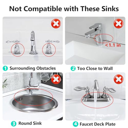 17.7'' Folding Faucet Mat for Kitchen Sink Splash Guard[7° Slope Fast Self-draining][Snap Lock Fit] Kitchen Sink Faucet Mat Splash Guard Kitchen Sink Area Water Splash Guard Behind Faucet Draining Mat - color: Light Gray, size: 17.7" x 5.5"