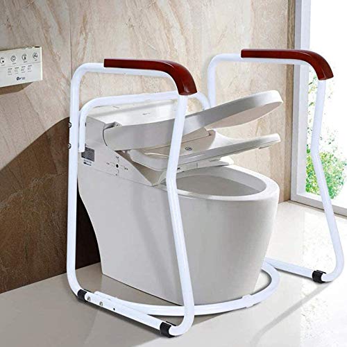 Toilet Safety Frame Toilet Surrounding Rail Offers Support, Free Standing Toilet Frame, Ideal for Eldery, Handicapped, and Disabled Aid