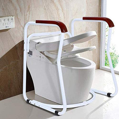 Toilet Safety Frame Toilet Surrounding Rail Offers Support, Free Standing Toilet Frame, Ideal for Eldery, Handicapped, and Disabled Aid
