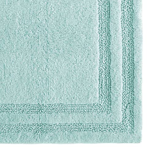 Tommy Bahama - Bathroom Rugs, Cotton Bath Mat, Highly Absorbent, Coastal Inspired Design (Isla Turquoise, 2 Piece) - color: Turquoise, size: 17 x 24 inches, 21 x 34 inches