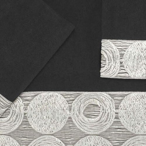 Avanti Linens - 3pc Towel Set, Soft & Absorbent Cotton Towels (Galaxy Collection, Black) - color: Black, size: 3-Piece Towels