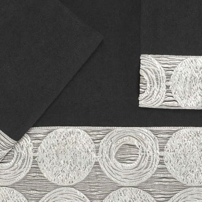 Avanti Linens - 3pc Towel Set, Soft & Absorbent Cotton Towels (Galaxy Collection, Black) - color: Black, size: 3-Piece Towels