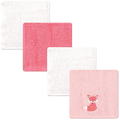 Luvable Friends Unisex Baby Super Soft Cotton Washcloths, Foxy, One Size - color: Foxy, size: One Size