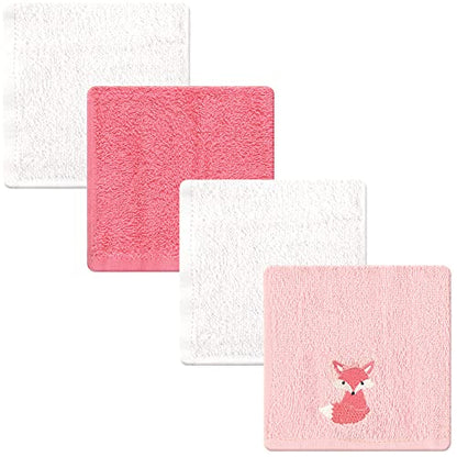 Luvable Friends Unisex Baby Super Soft Cotton Washcloths, Foxy, One Size - color: Foxy, size: One Size