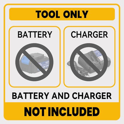 Ecarke 2-in-1 Electric Toilet Drain Unclogger & Air Pump – Compatible with DeWalt 20V Battery (Tool Only), LCD Digital Pressure Display, 5 Attachments for Sink, Shower & Outdoor Inflation (Tool Only)