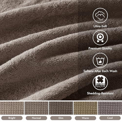 Madison Park 800GSM 100% Cotton Bathroom Bath Towel Set of 8, Mocha | Long Staple, Highly Absorbent, Durable Hotel Spa Quality, Quick Dry, Double Stitched Hems, Lint Reducing, OEKO-TEX Certified - color: Mocha, size: Multi-Sizes