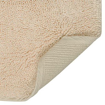 Mohawk Home Classic Cotton Ii Parchment 2' x 5' Bath Mat - color: Ivory, size: 2' x 5' (Rectangular)