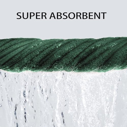 Bath Towel Set of 8,Large Bath Sheets 35"x70"-Dark Green | Super Soft Microfiber, Lint Free & Quick Dry Towels for Bathroom,Gym,Hotel–2 Bath,2 Hair,2 Hand,2 Washcloths - color: Dark Green, size: 8Piece Towel Set