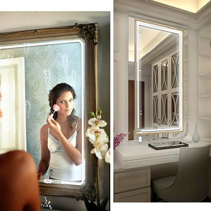 LED Vanity Mirror Lights, Hollywood Style Makeup Lighting, 6.6FT/6000K/Dimmable/12V Adapter/Self-Adhesive Strip Lights for Mirror, Lighting for Makeup Table & Bathroom - size: 6.6FT Vaniyt Light strip