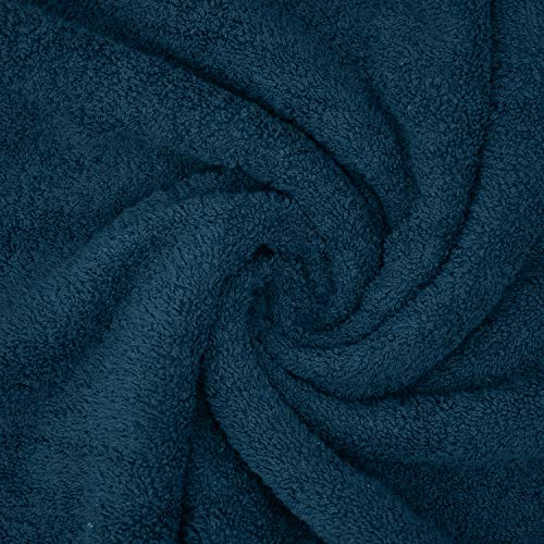 DAN River 2 Pack Bath Sheets Extra Large 35x70, Large Bath Towels for Adults, XL Oversized Heavy Duty Towel Set, 600 GSM 100% Ring Spun Cotton, Soft Quick Dry, Blue Opal - color: Blue Opal, size: Bath Sheet 35x70" (PK 2)