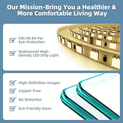 Medicine Cabinet with Lights 60x30 Anti-Fog Mirror Dimmable | 3 Color Dimmable LED. Time/Temp Display. Anti-Fog IP44. 2 Outlets+2 USB. Plug-in/Hardwired. Recessed/Wall Mount. - size: 60x30", style: Style-A