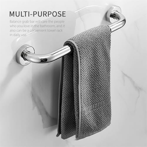 Secure No Drill Shower Grab with Extra Strong Suction Cups Removable Bathroom Handle for Seniors Disabled Mobility Aid 13
