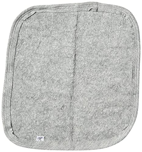 HonestBaby 10-Pack Terry Wash Cloths in Gift Box for Infant Baby Boys, Girls, 10-Pack Gray Heather, One Size - color: 10-pack Gray Heather, size: One Size