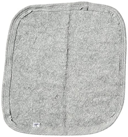 HonestBaby 10-Pack Terry Wash Cloths in Gift Box for Infant Baby Boys, Girls, 10-Pack Gray Heather, One Size - color: 10-pack Gray Heather, size: One Size