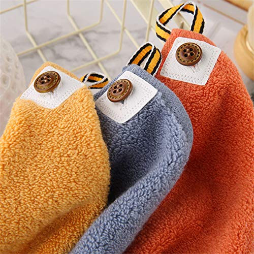 3 Pcs Premium Cotton Washcloths,Soft & Fluffy,Super Absorbent & No Lint Handkerchief for Children and Baby-11.8"x11.8"