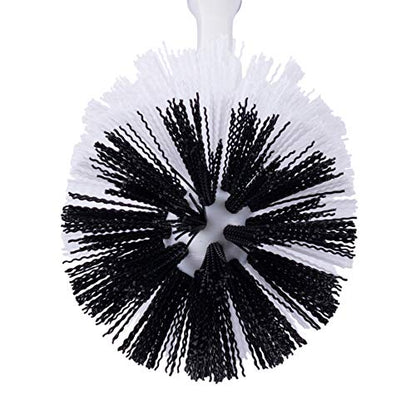 Fuller Brush Toilet Bowl Brush in Caddy Set – 16-Inch Long Handle – Heavy Duty Dome Tufted Bristles, Rubberized Non-Slip Grip, Bathroom, Rim, Trap Cleaner (Pack of 1) - size: 16" Bowl Brush