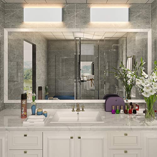Aipsun 15.75in Matte White Modern Vanity Light Up and Down LED Vanity Light for Bathroom Wall Lighting Fixtures (Warm Light 3000K) - color: White, size: 15.8 inch, style: 3000K