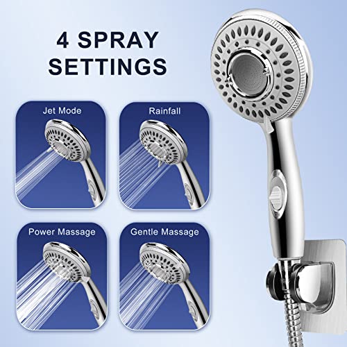 Shower Head Sink - Faucet Bathtub, Hose Sprayer Attachment with 9 Adapters, 79" Hose for Hair Washing, Pet Dog Rinse & Baby Bath, ON/OFF Extension for Tub Faucet, Utility Sink, Laundryroom, Garden | 79" Hose for Hair Washing, Pet Dog Rinse & Bath, ON/OFF