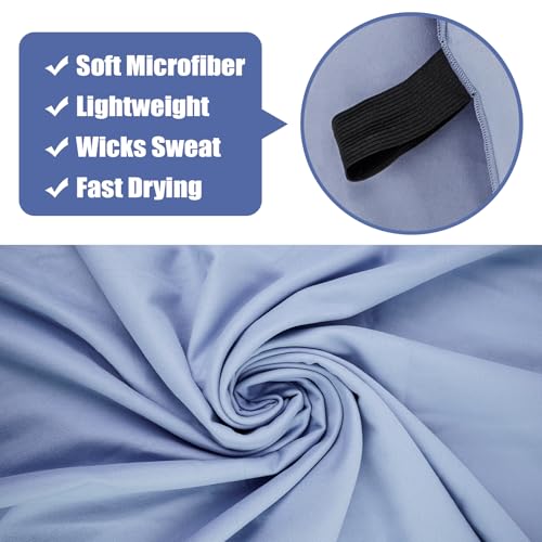 Microfiber Camping Towel for Face Quick Dry Lightweight Small Travel Body Beach Swimming Cycling Fishing Hiking Backpacking Towels(Navy Blue, 2 Pack S) - color: Navy Blue, size: 2 Pack S