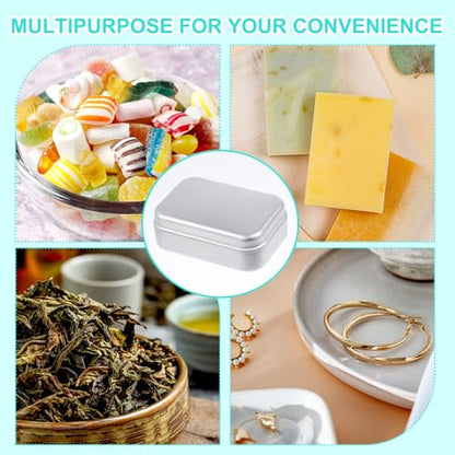 Tyqour Aluminium Travel Soap Container Metal Travel Soap Dish with Lid Self Draining Soap Tin Bar Holder Case Box for Camp Travel Gym Hiking Home Bathroom