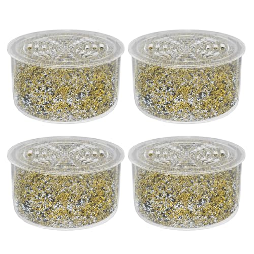 4 Pack Shower Head Filter Replacement Cartridge Compatible with All Canopy Handheld & Fixed Filtered Shower Head, Water Softener Filter for Hard Water, Reduce Chlorine and Harmful Substances - style: 4 Pack