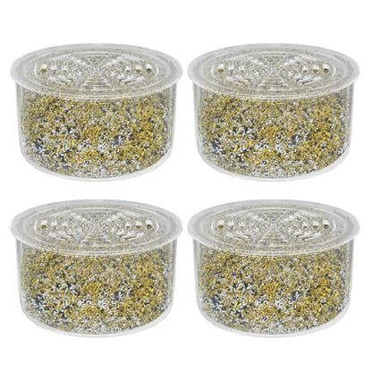 4 Pack Shower Head Filter Replacement Cartridge Compatible with All Canopy Handheld & Fixed Filtered Shower Head, Water Softener Filter for Hard Water, Reduce Chlorine and Harmful Substances - style: 4 Pack