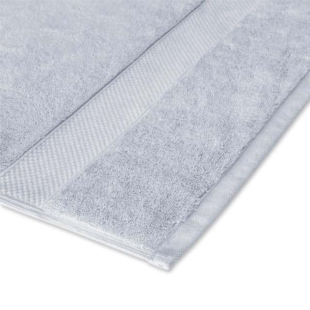 Maisonette Loft Egyptian Cotton Turkish Hand Towels - Soft, Absorbent Washcloths for Face - Ideal Quick Dry Small Towel Wash Cloth Set for Bathroom - (13" x 13", 6 Pack) - Light Blue (Cloud Blue) - color: Cloud Blue, style: Washcloths Set of 6