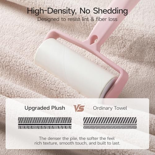 REDKISS Pack of 6 Towel Set - 2 Extra Large Bath, 2 Hand, 2 Washcloths, Ultra Soft & Highly Absorbent, Quicker to Dry, Beige Towels for Bathroom, Spa, Hotel, Gym - color: Beige