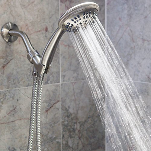 72 Inch Flexible Shower Hose - Brushed Nickel | Extra Long, Stainless Steel, Anti-Kink, Universal Replacement Tube For Handheld Showerheads, Showers & Baths, Easy Install - color: Brushed Nickel
