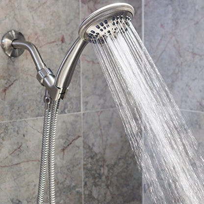 72 Inch Flexible Shower Hose - Brushed Nickel | Extra Long, Stainless Steel, Anti-Kink, Universal Replacement Tube For Handheld Showerheads, Showers & Baths, Easy Install - color: Brushed Nickel