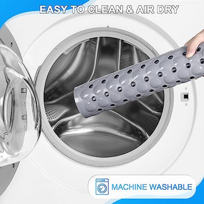 Bathtub and Shower Mats, 40x16 Inch Extra Large Non Slip Soft Bath Tub Mat with Suction Cups and Drain Holes for Bathroom Floor and Keep Tubs Clean, Machine Washable, Gray - color: Gray