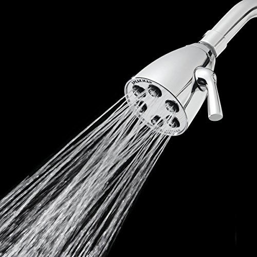 Speakman, Satin S-2252-AB-E2 Signature Brass Icon Anystream Adjustable Shower Head, 2.0 GPM - color: Polished Chrome, size: 2 GPM, style: Transitional