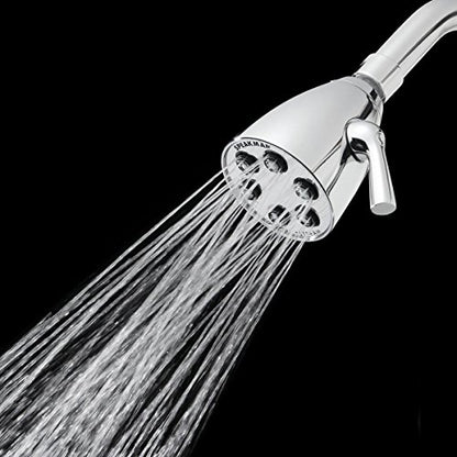 Speakman, Satin S-2252-AB-E2 Signature Brass Icon Anystream Adjustable Shower Head, 2.0 GPM - color: Polished Chrome, size: 2 GPM, style: Transitional