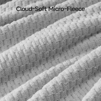 ecolook Microfiber Towel Set of 6, Gray | Ultra-Soft & Oversized, Absorbent & Quick-Drying | 2 Bath Sheets, 2 Hand Towels & 2 Washcloths - color: Gray