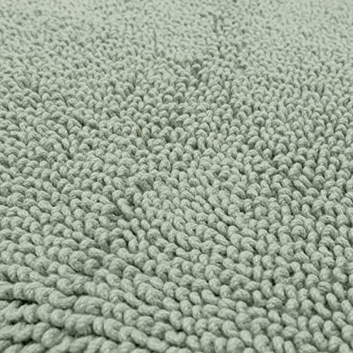 Mohawk Home Classic Cotton Ii Seaglass 2' x 5' Bath Mat - color: Sage Green, size: 2' x 5' (Rectangular)