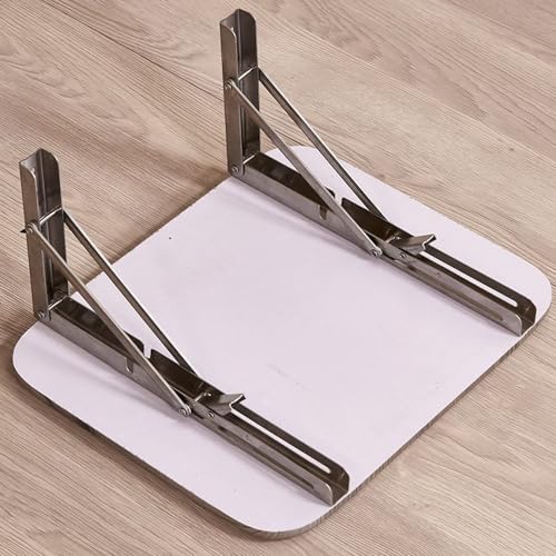 Folding Wall-Mounted Shoe Changing Stool, High-End Entrance Hall Foyer Chair, Invisible Bathroom Folding Stool (White) - color: White