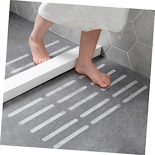 Alipis 40pcs Nonslip Shower Strips Skid Tape Strip Safety Shower Tread Stickers Non Skid Bath Tub Tape for Home Safety