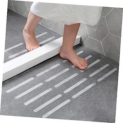 Alipis 40pcs Nonslip Shower Strips Skid Tape Strip Safety Shower Tread Stickers Non Skid Bath Tub Tape for Home Safety