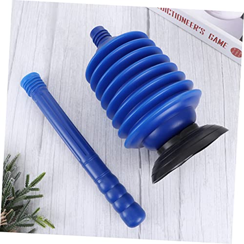 STOBAZA 2pcs High Pressure Thrust Plunger for Bathroom Toilet Riser Clog Remover Professional Bellows Accordion Design Easy Cleaning Accessory