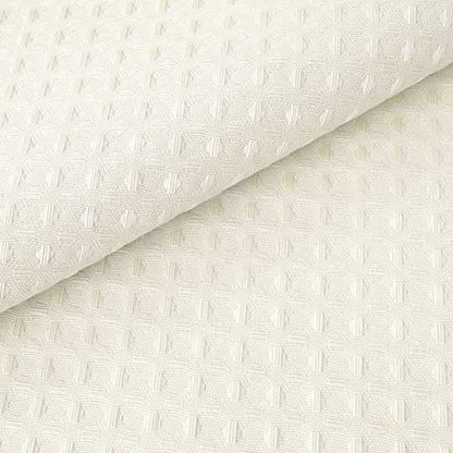 RiverDream Heavyweight Waffle No Hook Shower Curtain with Liner,Cream,71x74 | Dotted Waffle,Snap-in Liner,Heavy Duty,Quick Dry,Mesh Top Window,With Bottom Magnets,Hotel-Grade,Washable,Standard Size - color: Cream, size: 71"W x 74"L (Pack of 1)