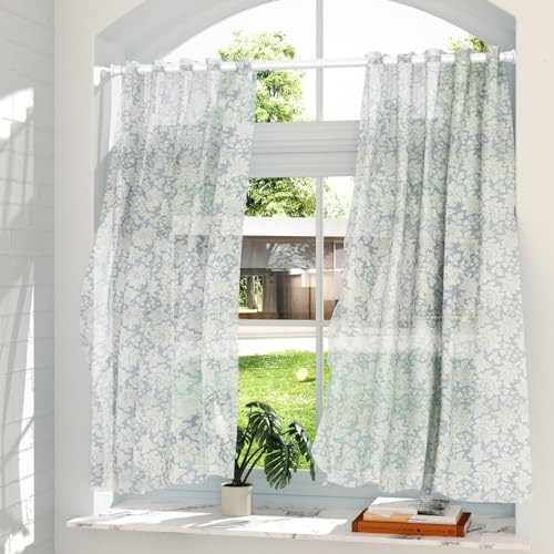 AIZESI Spring Tension Curtain Rods 24 to 46 Inch, 2Pcs White Tension Rod Tension Curtain Rod, Spring Tension Rod No Drilling Adjustable Curtain Rod Spring Loaded Curtain Rods - color: White, size: 24“-46“-2P