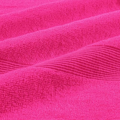 Belizzi Home 8 Piece Towel Set 100% Ring Spun Cotton, 2 Bath Towels 27x54, 2 Hand Towels 16x28 and 4 Washcloths 13x13 - Ultra Soft Highly Absorbent Machine Washable Hotel Spa Quality - Hot Pink - color: Hot Pink, size: 8 Piece Towel Set