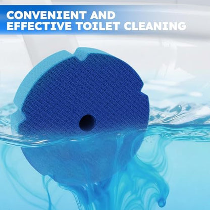 Disposable Toilet Brush 2 Pack- Each Toilet Bowl Brush with 10PCS Refills - size: 2 Brush + 20 Refills