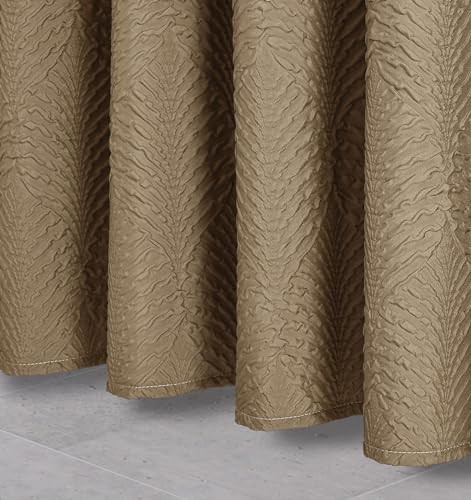 Ombre Brown Shower Curtain for Bathroom, Farmhouse Bath Curtain 72x72 - color: Ombrebrown, size: 72"W x 72"L (Pack of 1)